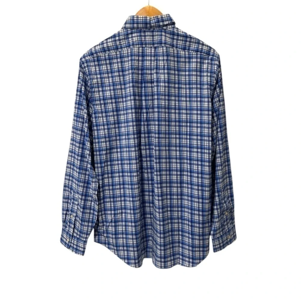 Polo Ralph Lauren Performance Stretch Classic Fit Plaid Oxford Long Sleeve